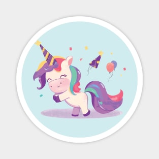 Unicorn Party Magnet